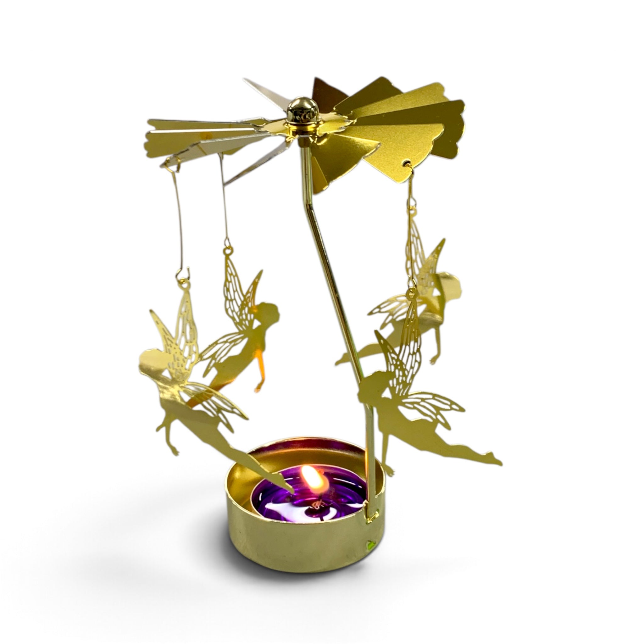 Candle Holder - Fairy Turning Tea Light